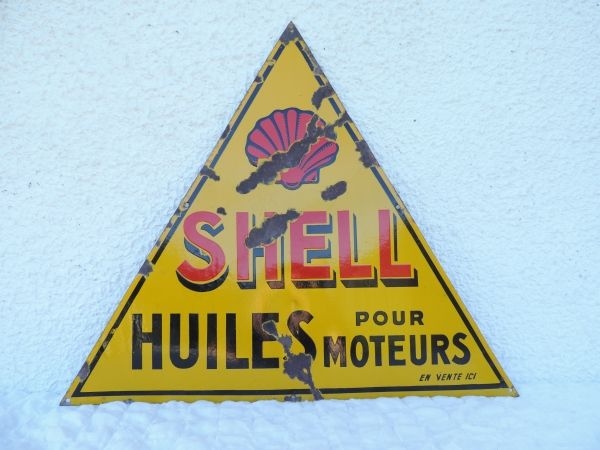 Plaque émaillée Shell