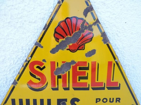 Plaque émaillée Shell