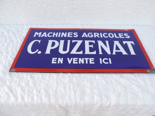 Plaque émaillée C.Puzenat