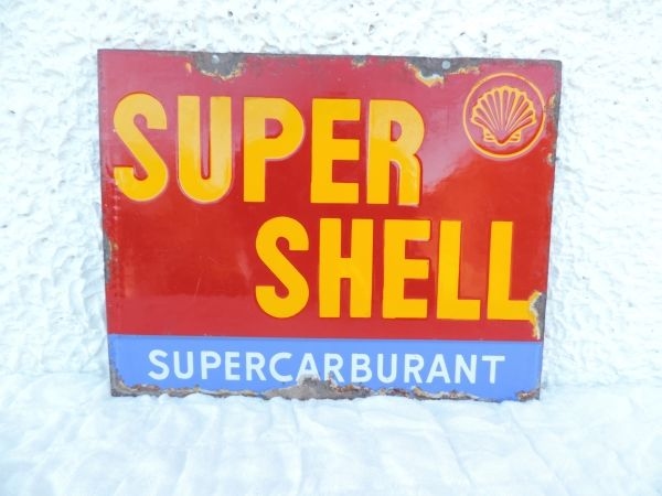 Plaque émaillée Super Shell