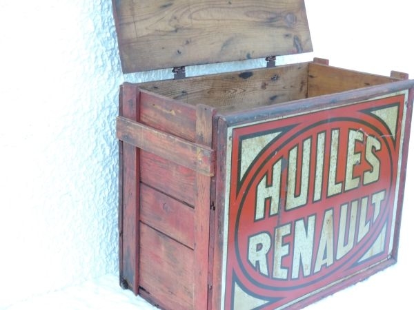 Caisse à bidons d'huile Huiles Renault
