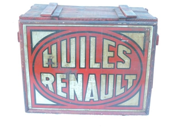 Caisse à bidons d'huile Huiles Renault