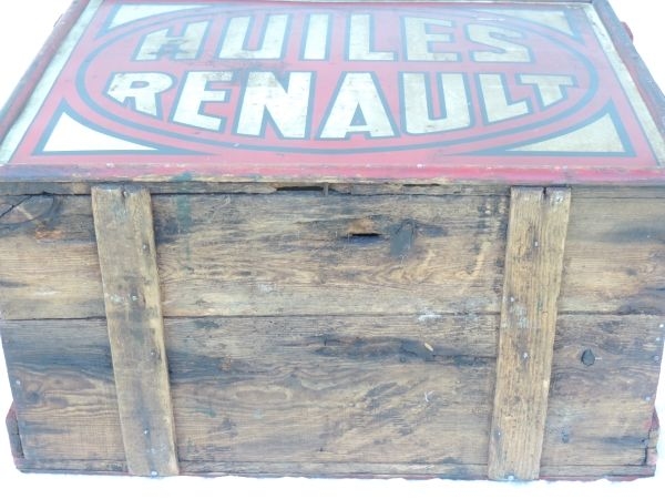 Caisse à bidons d'huile Huiles Renault