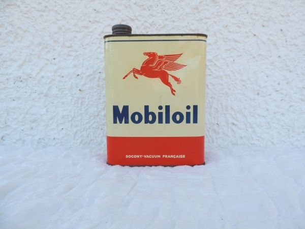 Bidon d'huile Mobiloil