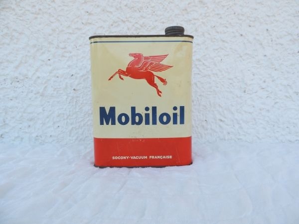 Bidon d'huile Mobiloil