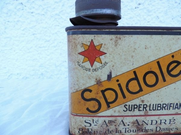 Bidon d'huile Spidoléine