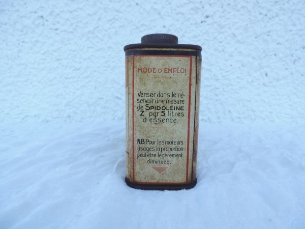 Bidon d'huile Spidoléine