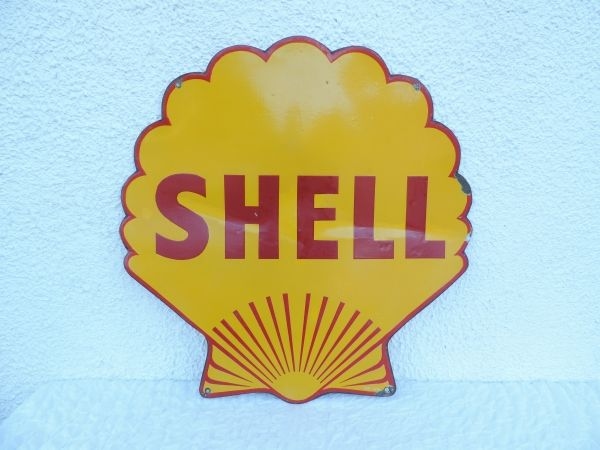 Plaque émaillée Shell