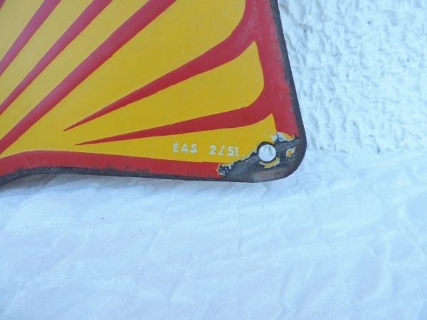Plaque émaillée Shell
