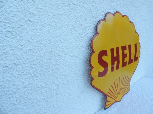 Plaque émaillée Shell