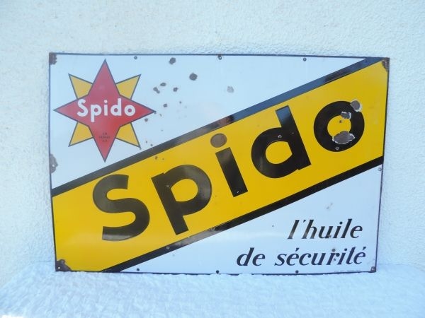 Plaque émaillée Spido