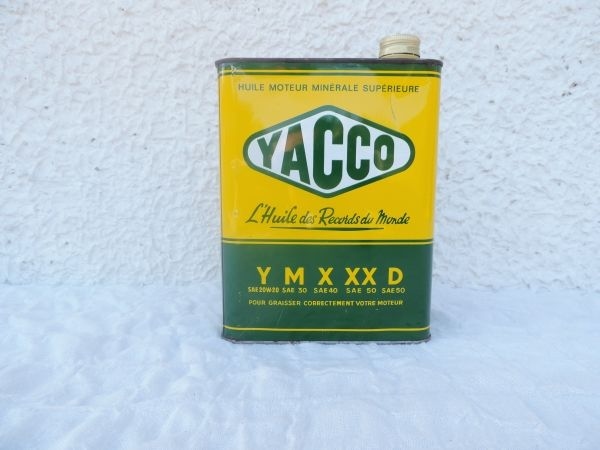 Bidon d'huile Yacco