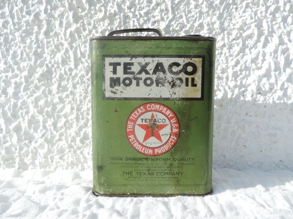 Bidon d'huile Texaco