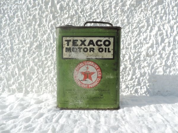 Bidon d'huile Texaco
