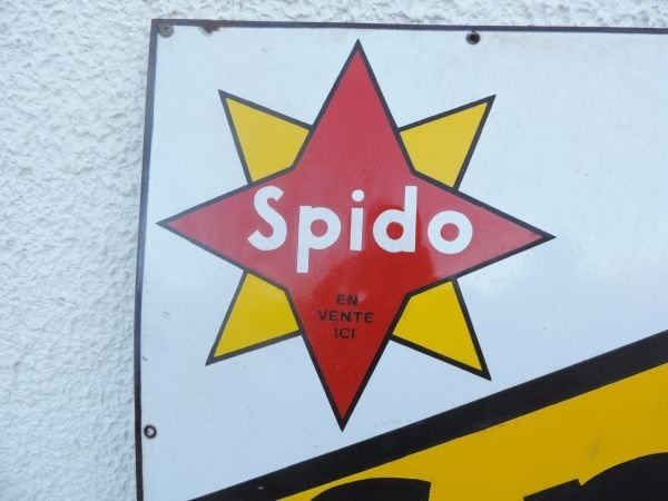 Plaque émaillée Spido