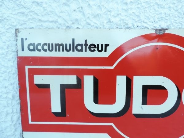 Tôle publicitaire Tudor