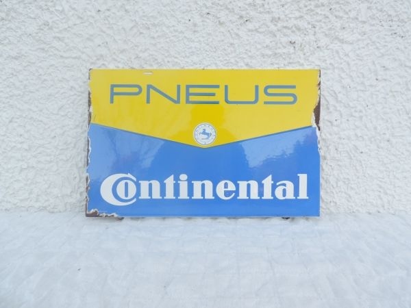 Plaque émaillée Continental