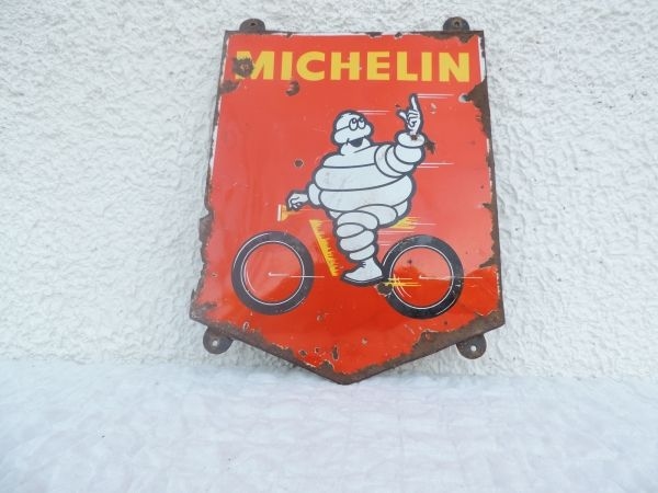 Plaque émaillée Michelin