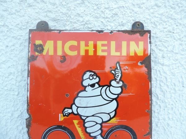 Plaque émaillée Michelin