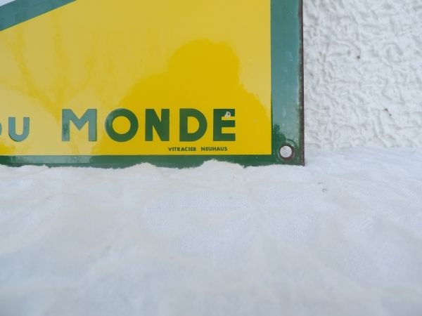 Plaque émaillée Yacco