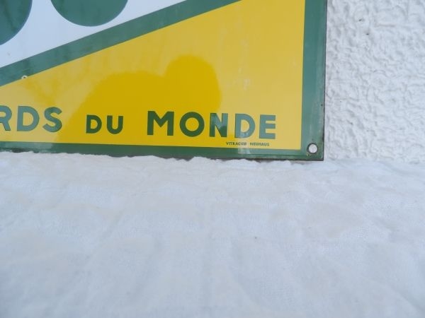 Plaque émaillée Yacco