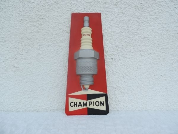 Plaque en relief Champion