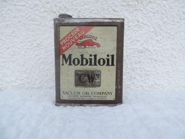 Bidon d'huil Mobiloil