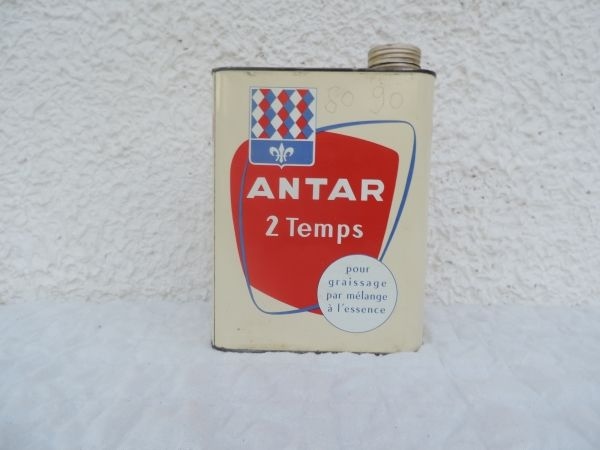 Bidon d'huile Antar 2 Temps