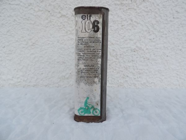Bidon d'huile ELF 106