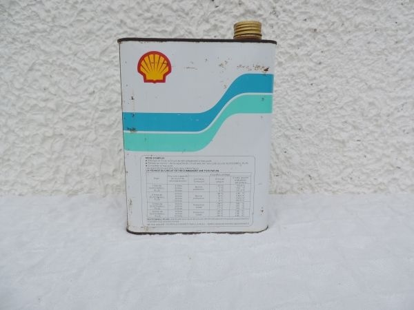 Bidon d'huile Shell