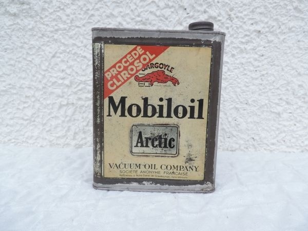 Bidon d'huile Mobiloil