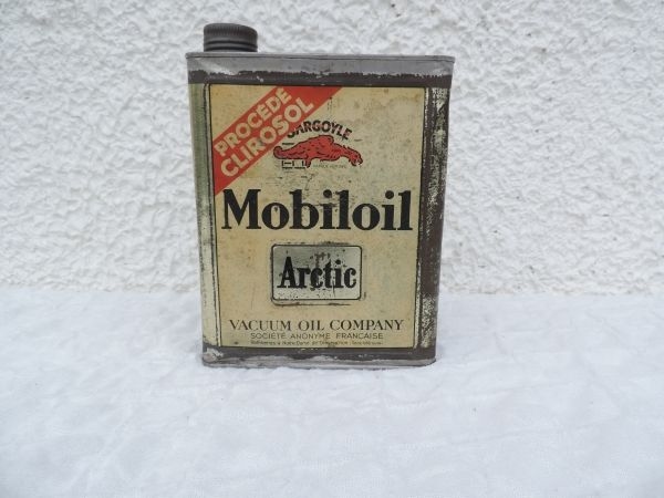 Bidon d'huile Mobiloil