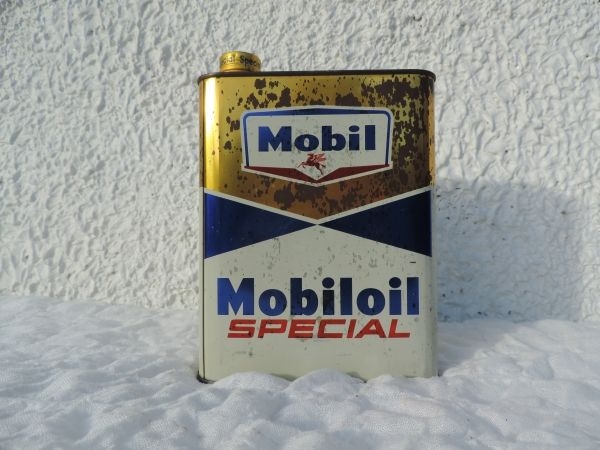 Bidon d'huile Mobiloil