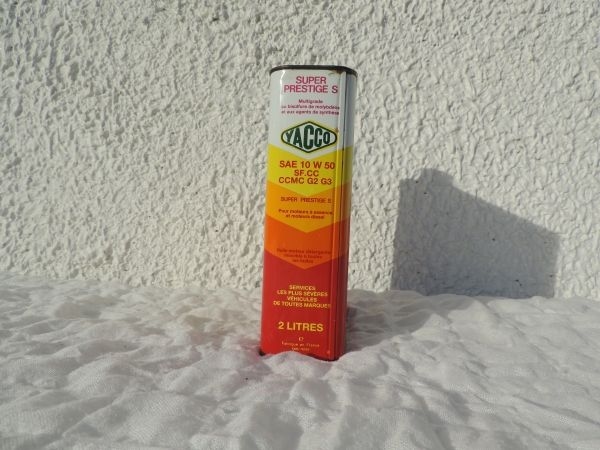 Bidon d'huile Yacco