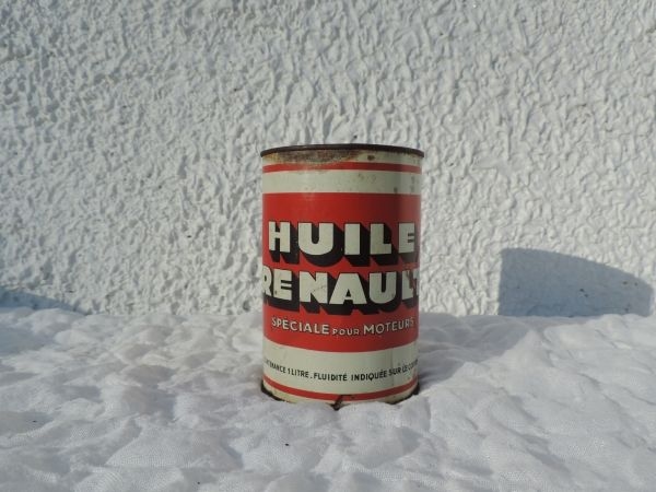 Bidon d'huile Huile Renault