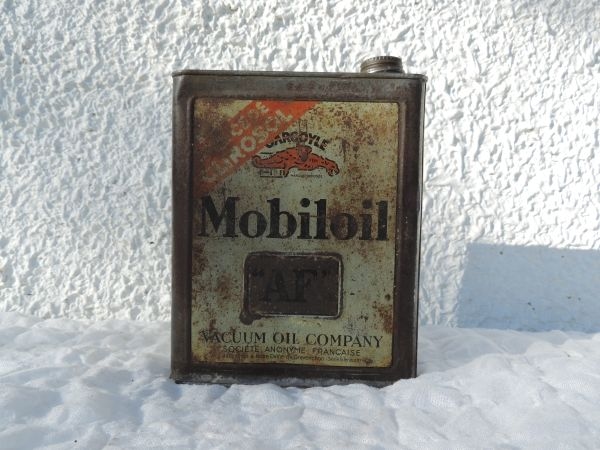 Bidon d'huile Mobiloil