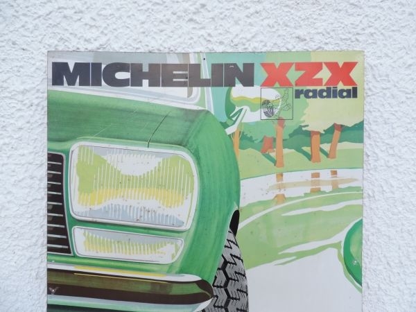 Tôle publicitaire Michelin