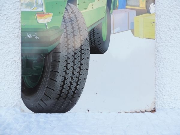 Tôle publicitaire Michelin