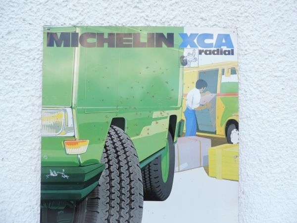 Tôle publicitaire Michelin