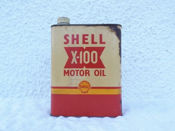 Bidon d'huile Shell