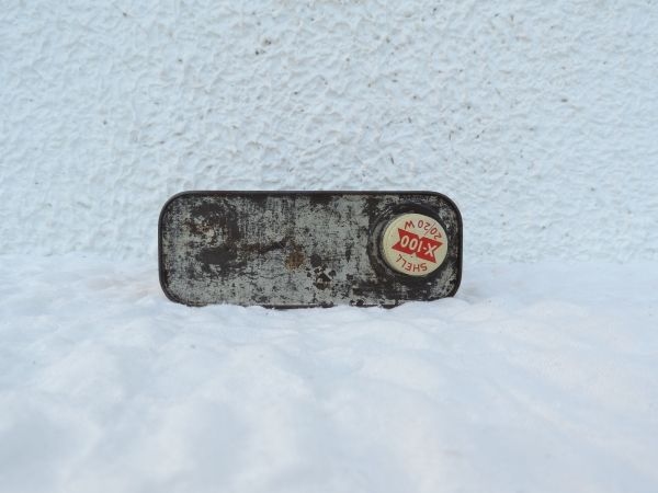 Bidon d'huile Shell