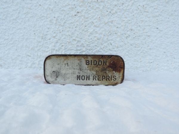 Bidon d'huile Shell