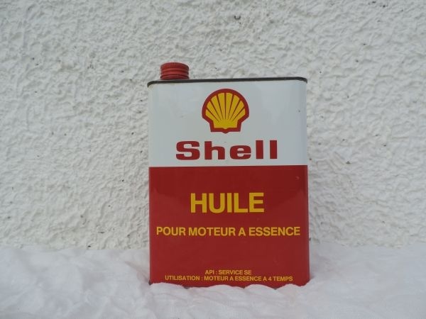 Bidon d'huile Shell