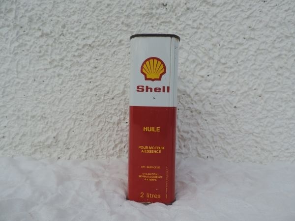 Bidon d'huile Shell