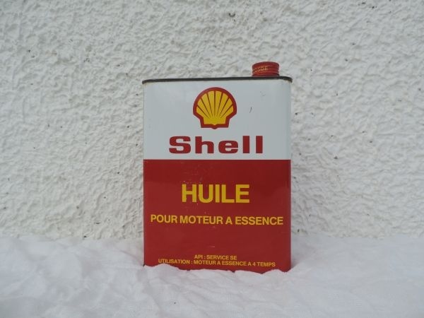 Bidon d'huile Shell
