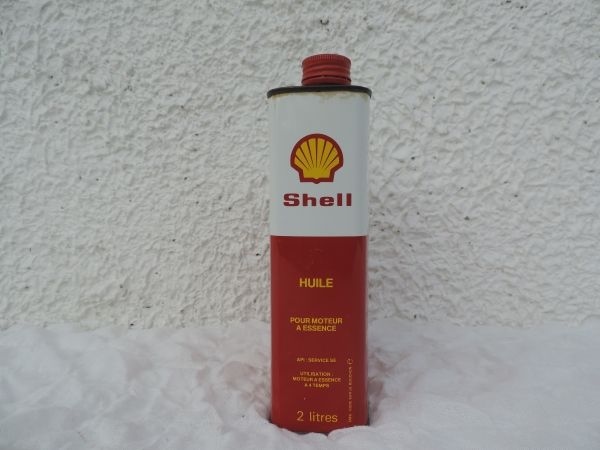 Bidon d'huile Shell
