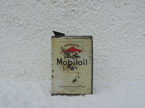 Bidon d'huile Mobiloil