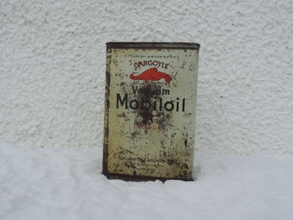 Bidon d'huile Mobiloil