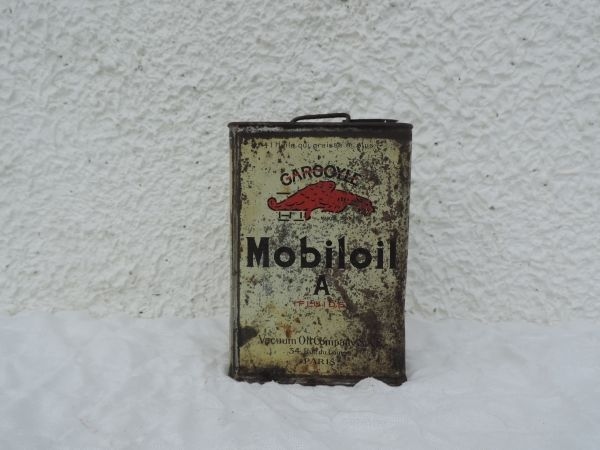 Bidon d'huile Mobiloil