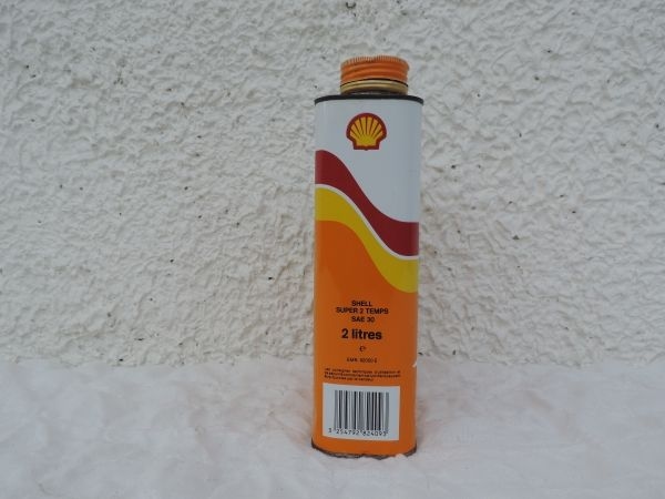 Bidon d'huile Shell